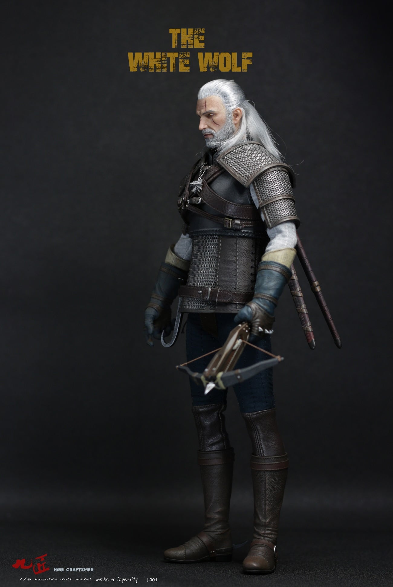 [พร้อมส่ง ]Nine Craftsmen J-001 1/6 : White Wolf Action Figure