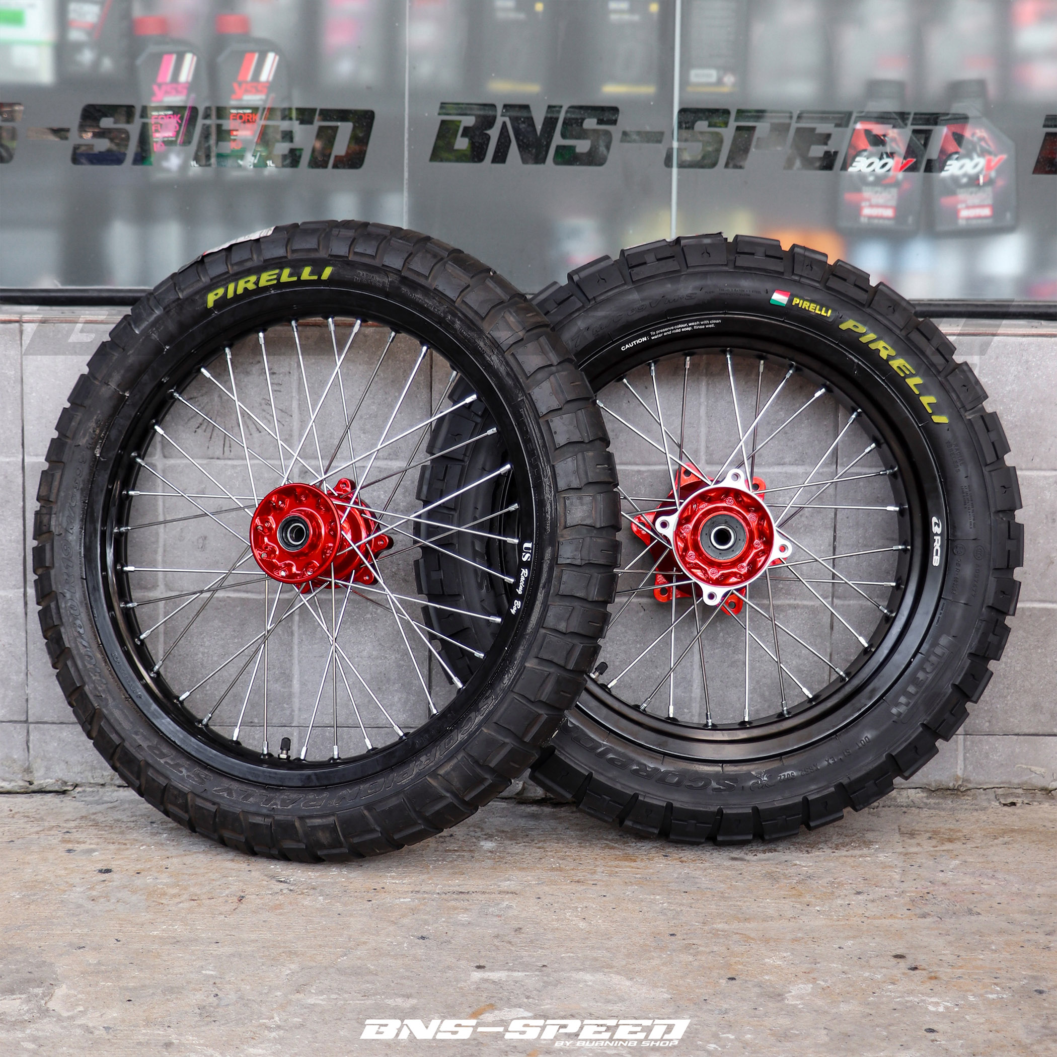 ชุดล้อกึ่งวิบาก CRF250/300 (19/17)