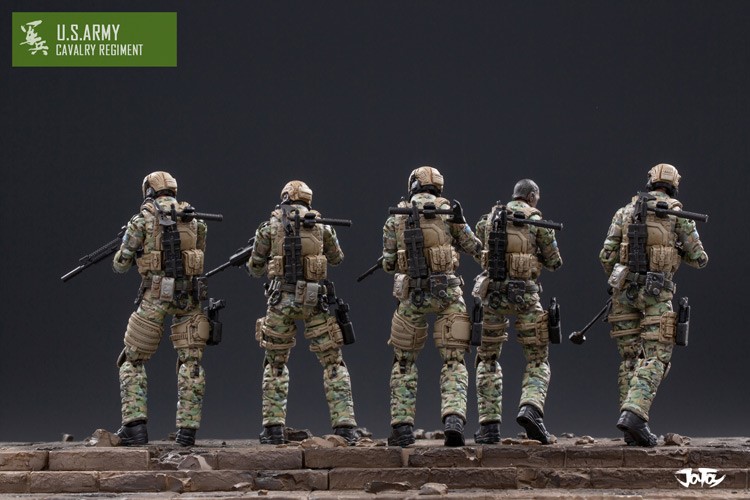 [สั่งจอง]JOYTOY：1/18 JTUS004 US Army Cavalry Regiment Set