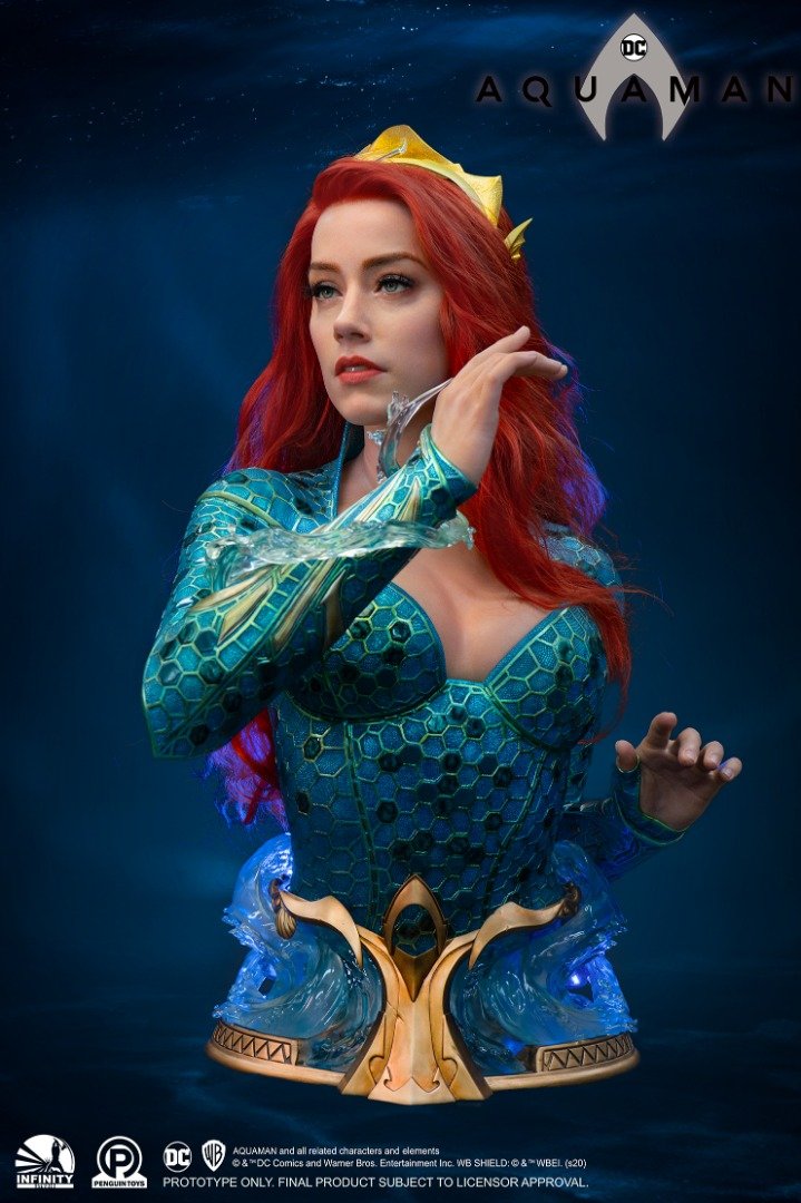 [สั่งจอง] Infinity Studio : Life Size Bust - Mera (Aquaman)