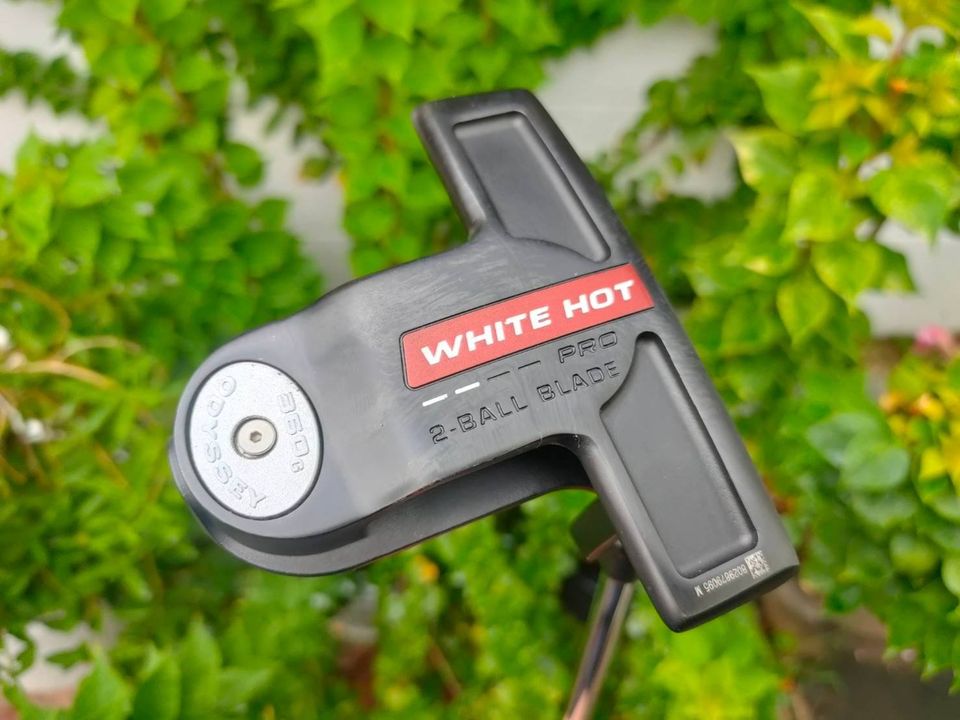 PUTTER ODYSSEY WHITE HOT PRO 2-BALL BLADE สวยสภาพนางฟ้า