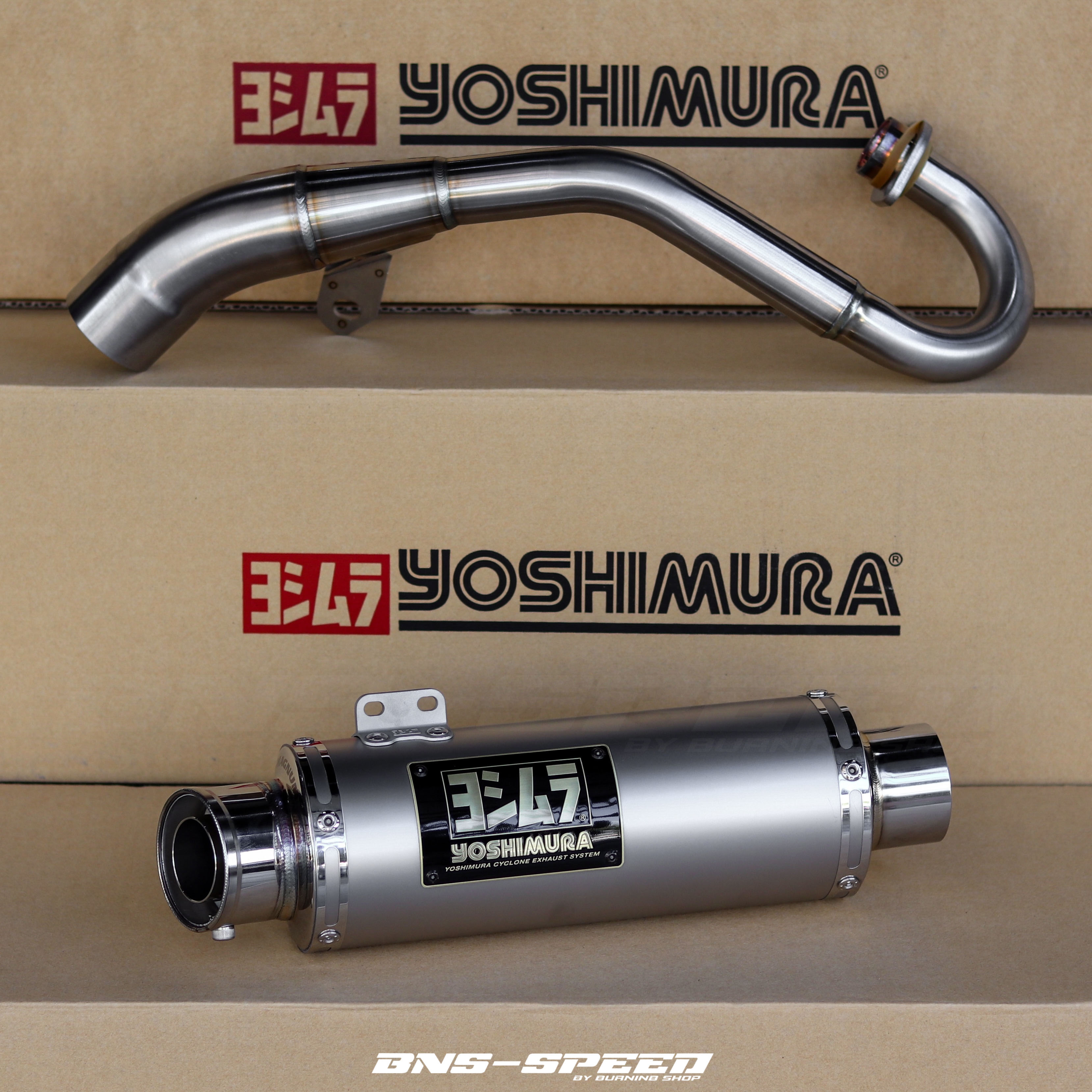 ท่อ Yoshimura GP-Magnum Monkey125 Gen2 Type-Up Full System Satin Finish