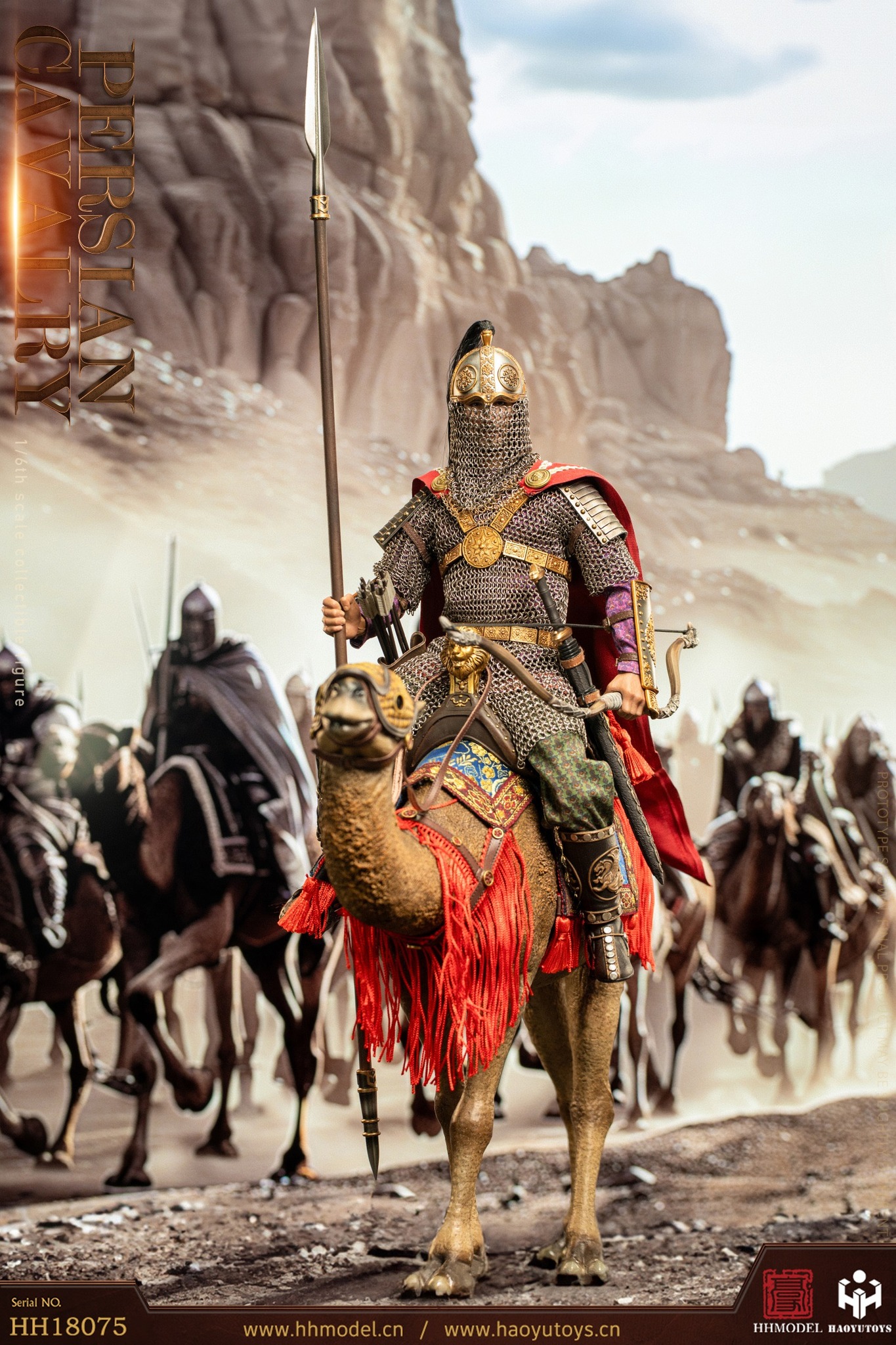 [สั่งจอง] HHMODEL & HAOYUTOYS 1/6 Imperial Legion - HH18075 : Persian heavy cavalry