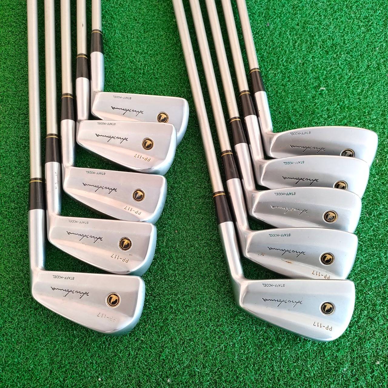 ชุดเหล็ก HONMA PP-117 STFF-MODEL มีเหล็ก 2 - 11 ชุดใหญ่สุดๆ 10 ชิ้น ก้าน BORON NEW-VIO FLEX S-2 สุดยอดวัสดุแห่งความพรีเมี่ยม FORGED ระดับสูงของญี่ป่น ใบสวยมาก สภาพสวยมาก ราคานี้ไม่มีอีกแล้ว!!!