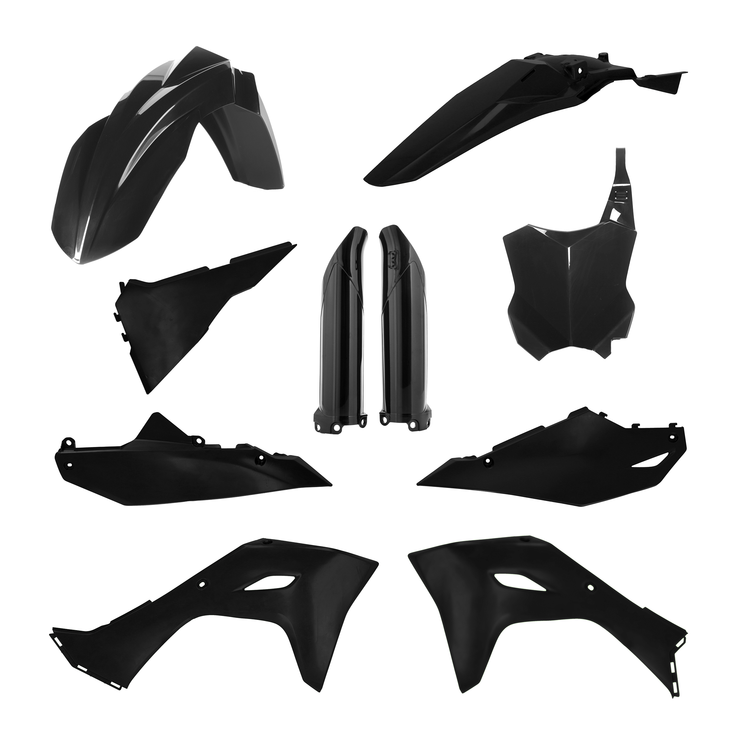 ชุดพลาสติก Acerbis Full Plastic Kit Black - KX250F 25-, KX450F 24-
