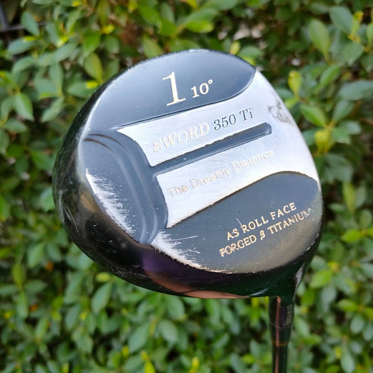 DRIVER SWORD 350TI องศา 10 ก้าน KATANA GOLF FLEX R หน้าเด้งจัด AS ROLL FACE วัสดุพรีเมี่ยม FORGED TITANIUM จากญี่ปุ่น
