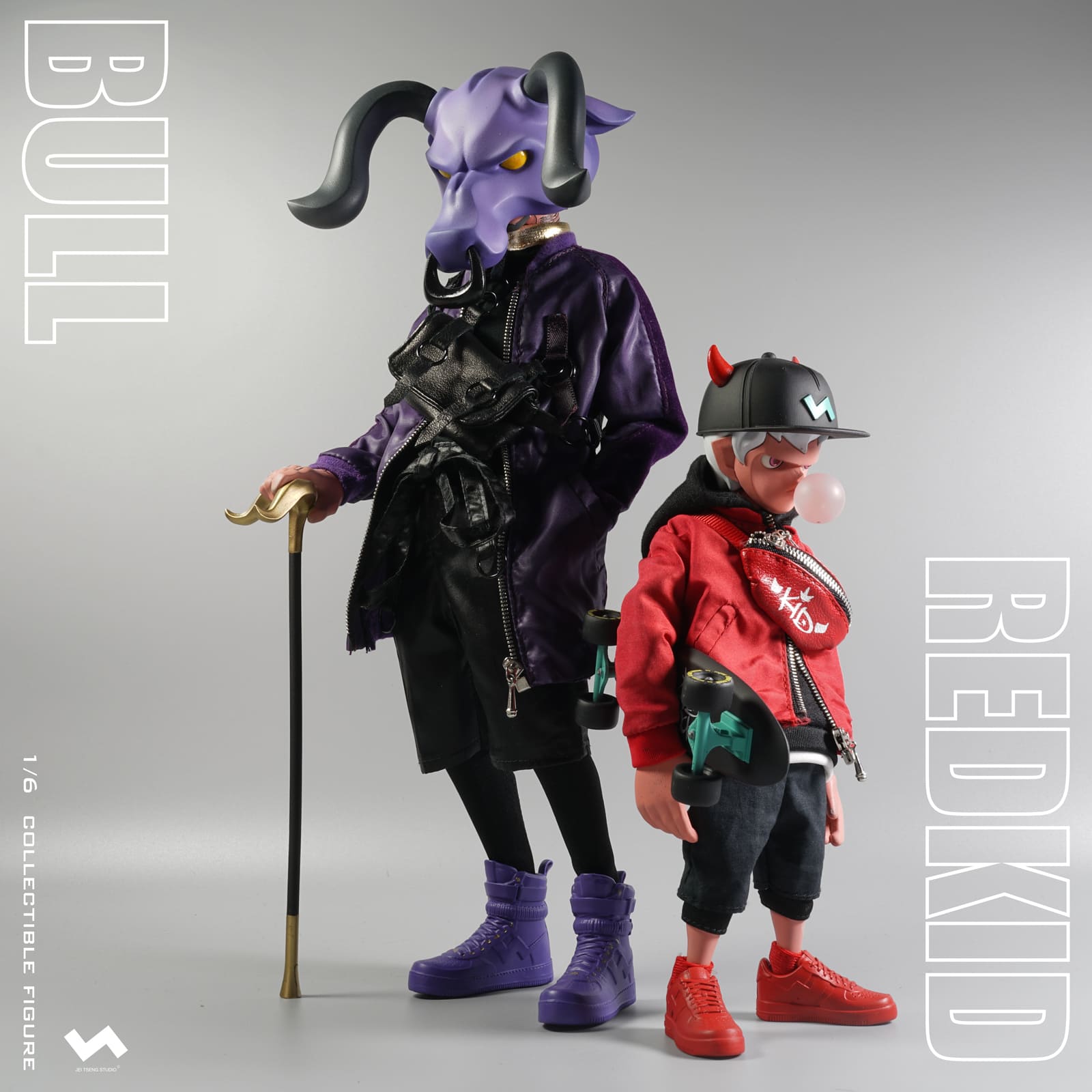 [สั่งจอง]J.T. Studio 1/6 : BULL & BULL JR (Red Kid) set