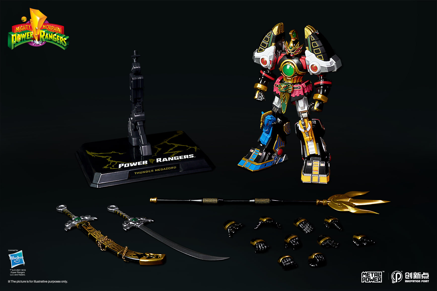 [สั่งจอง]Innovation Point Metal Power : Power Ranger - Thunder Megazord