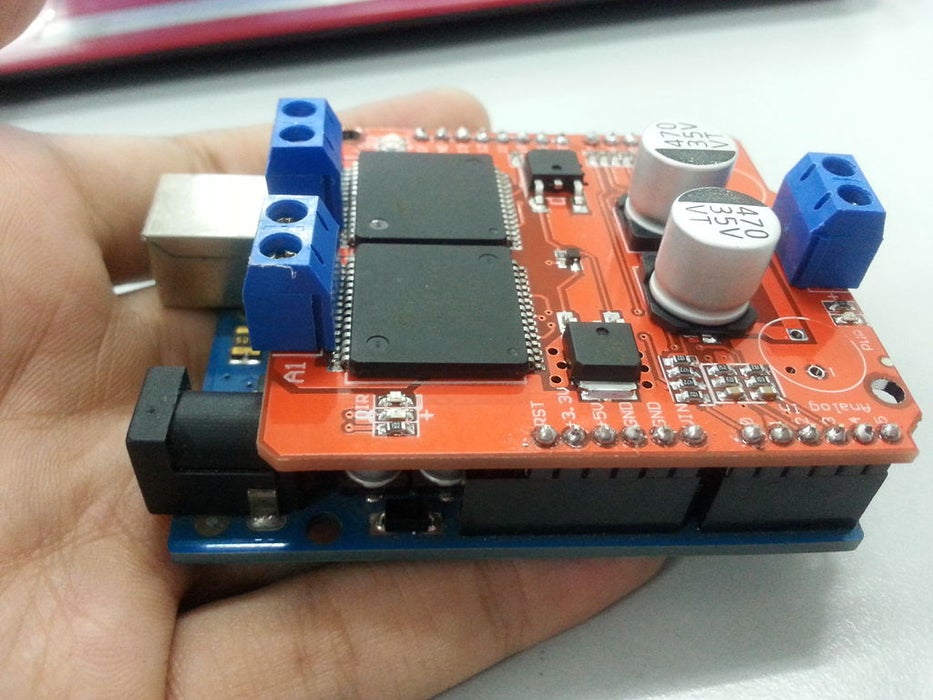 บอร์ดขับมอเตอร์ 30A Monster Moto Shield VNH2SP30 stepper motor driver module 30A for arduino