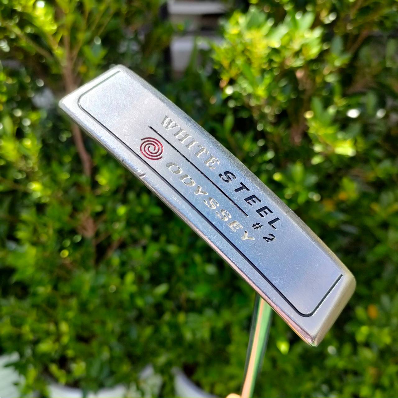PUTTER ODYSSEY WHITE STEEL #2 รูปทรง STANDARD พัตต์ง่าย นุ่ม แต่รุ่นนี้พิเศษกว่าคือหน้า STEEL ทำให้พัตต์เกาะไลน์มากๆครับ