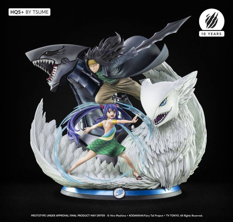 [สั่งจอง]Tsume Art HQS+ 1/4 Statue : Gajeel & Wendy (Fairy Tail)