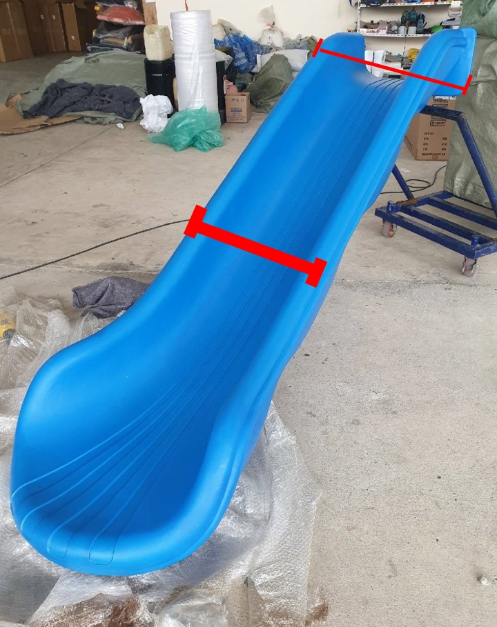 อะไหล่รางสไลเดอร์ รางเดี่ยว ยาว 170-360 ซม.รางกระดานลื่นตั้งกับโครงสูง 60-150 ซม. อะไหล่กระดานลื่นพลาสติก พร้อมส่ง อะไหล่สนามเด็กเล่น