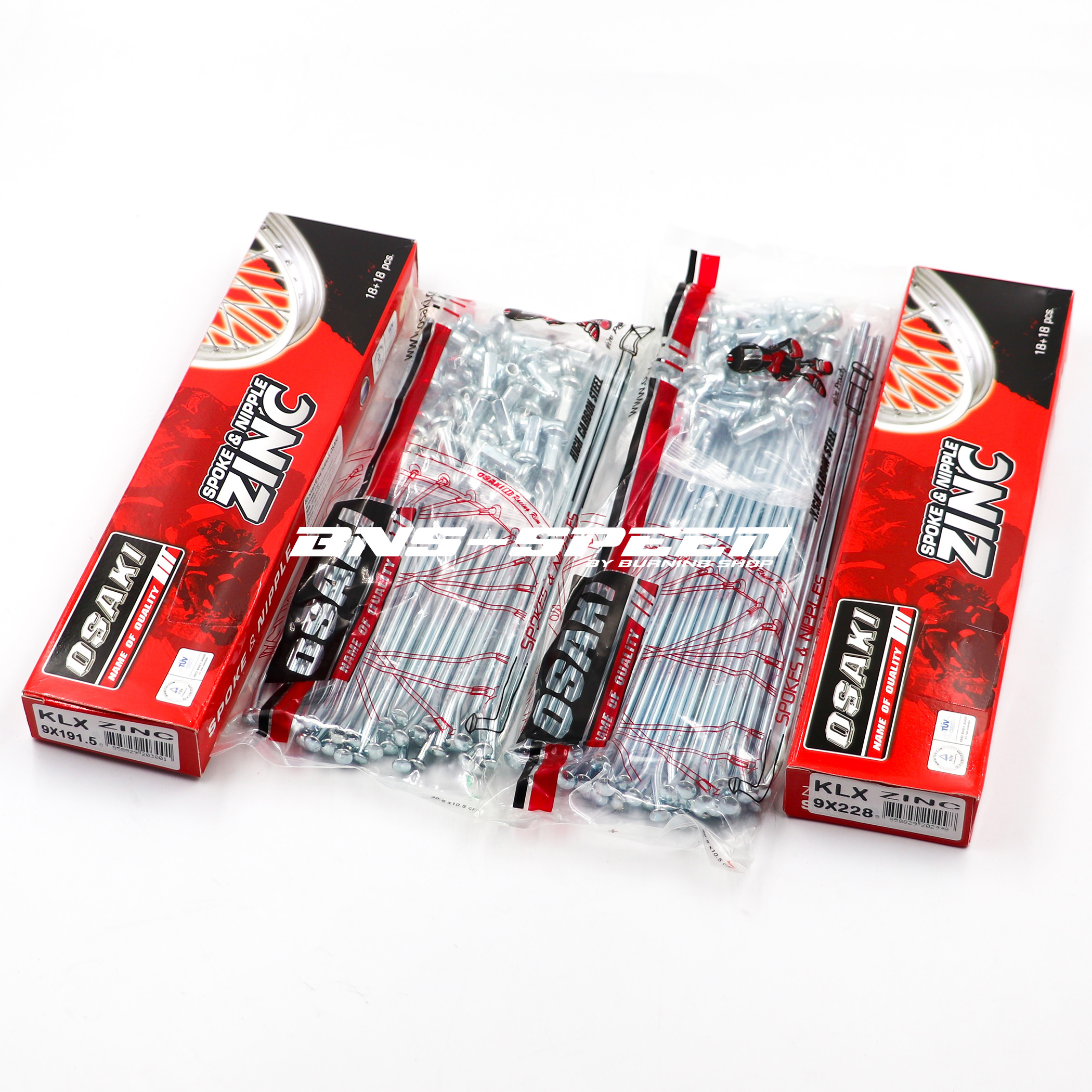 ซี่ Osaki 21/18 KLX140/230 สีชุปซิ้งค์