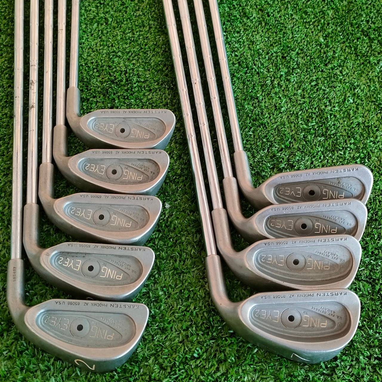 ชุดเหล็ก PING EYE2 จุดดำ มีเหล็ก 2 - 9 เเละ PW SW *** ขาดเหล็ก 8 *** ก้าน PING เดิมๆเลยครับ