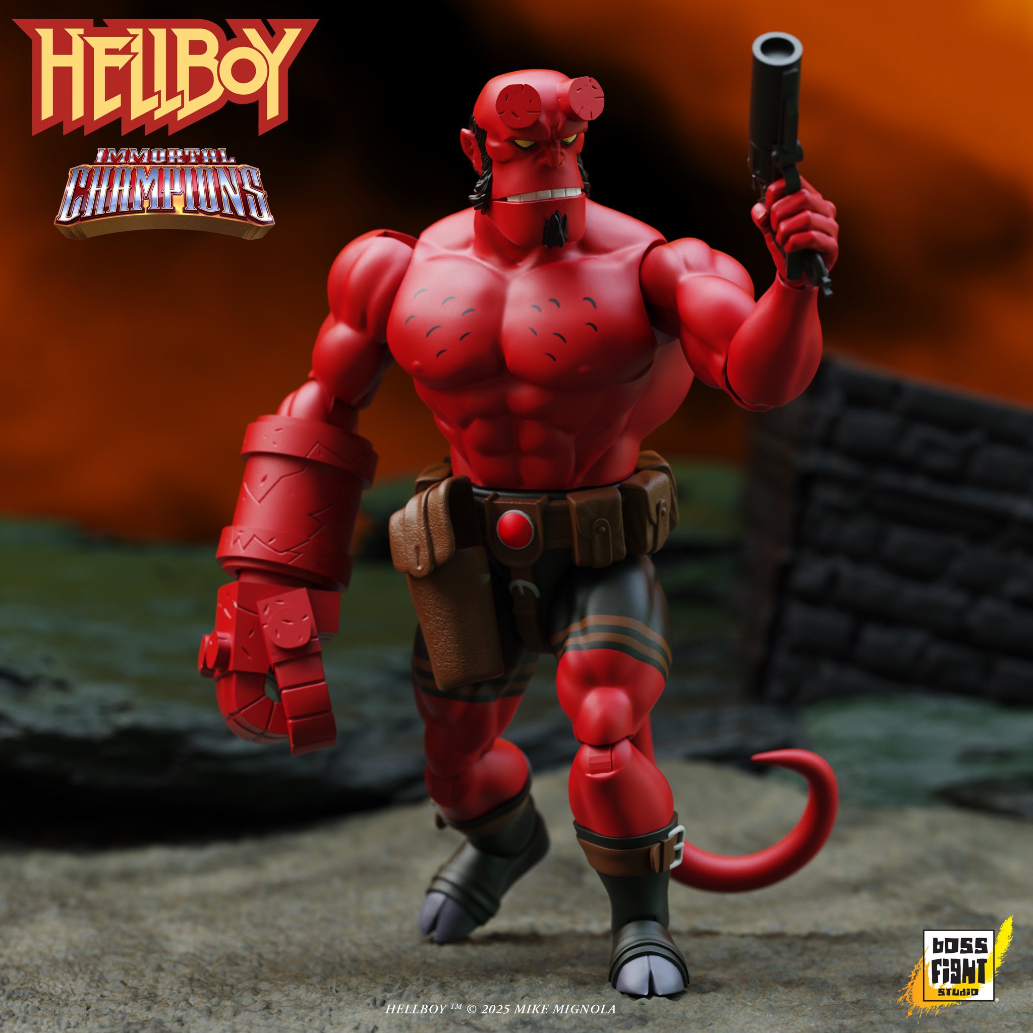 [สั่งจอง]Boss Fight Studio : Retro Hellboy (5.5 นิ้ว)