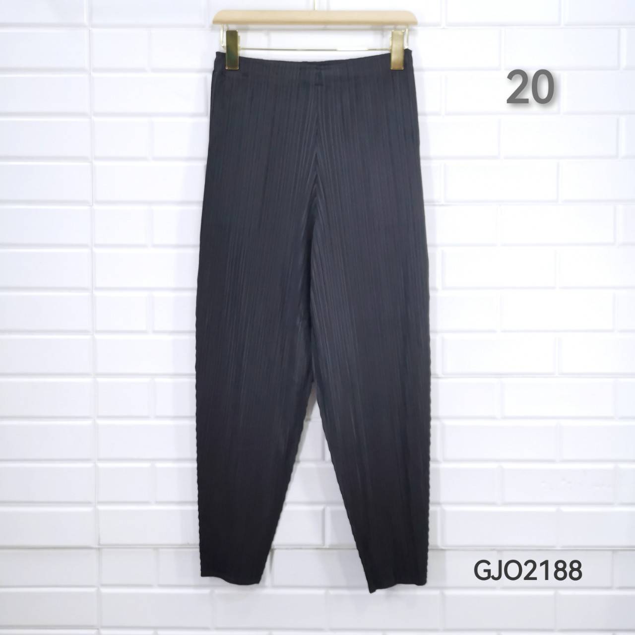 ยาว 34นิ้ว!! 2MUAY รุ่น GJO2188 กางเกงผู้หญิง กางเกงอัดพลีทคุณภาพ 12สี FREE SIZE CASUAL FIT PLEATES PANTS