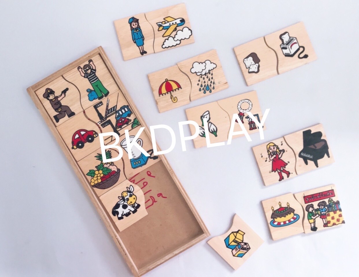 ของเล่น, ของเล่นเด็ก, จิ๊กซอว์, ตัวต่อ, จับคู่ความสัมพันธ์ , ของเล่นไม้, ของเล่นเสริมพัฒนาการ