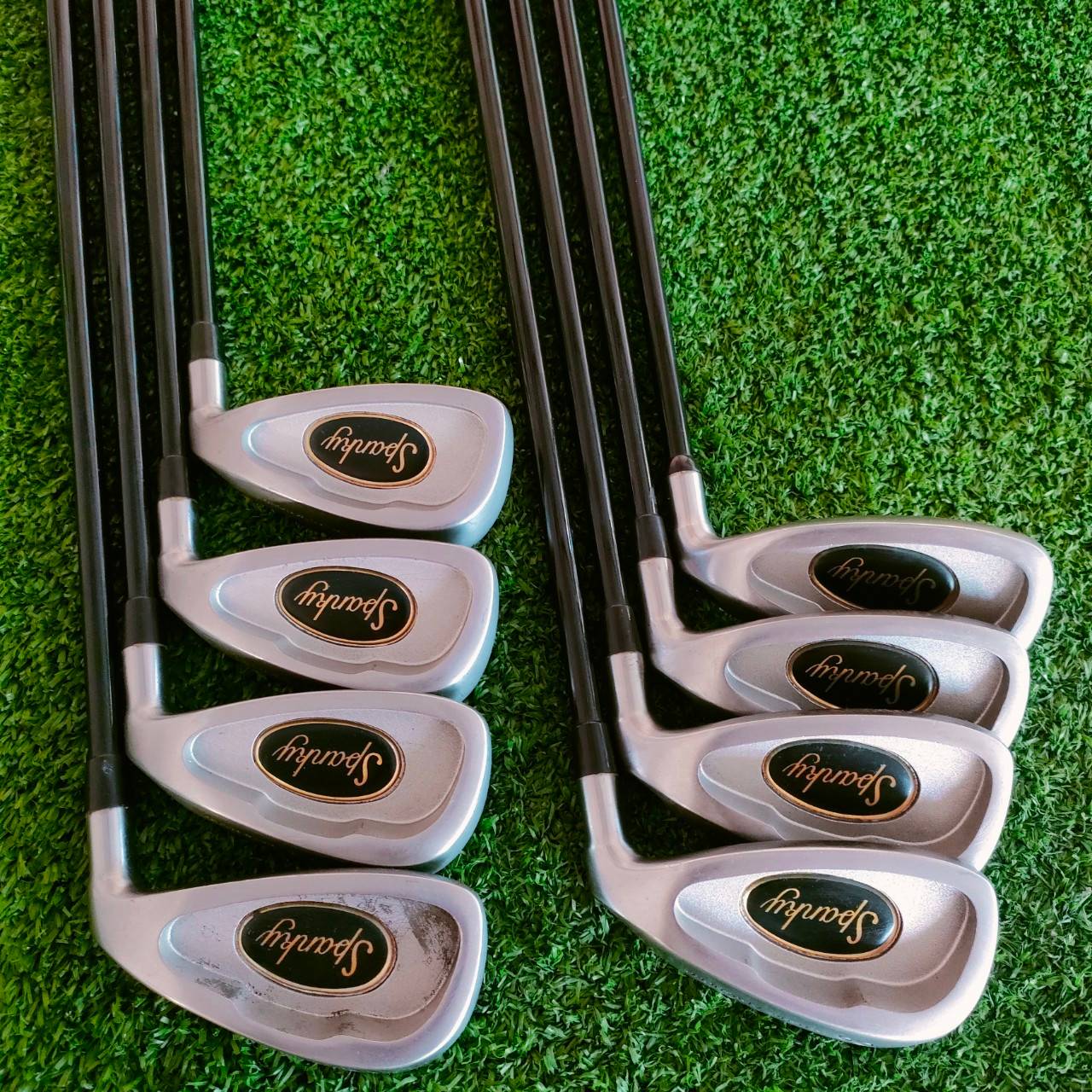 ชุดเหล็ก TOUR ADVANCED SPANKY มีเหล็ก 4-9 เเละ PW SW ก้าน WINDING FGS FLEX R เหล็ก CAVITY ตีง่าย ก้านเบา!! ไม้กอล์ฟมือสอง ของแท้ BY NakaraLuxurious