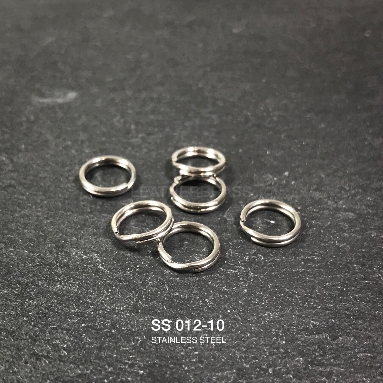 SS012 ห่วงกลม ลวดกลม ห่วงพวงกุญแจ อะไหล่เครืองประดับ อะไหล่สเตนเลส อุปกรณ์งานหนัง leatherbrass**แพ็คบรรจุ 5 ชิ้น**