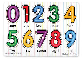 พัซเซิลตัวเลข 0-9 ส่งเสริมพัฒนาการทางความคิด มือ และสมอง See-inside Peg Puzzles - Numbers, ของเล่น,ของเล่นเสริมพัฒนาการ, ของเล่นอเมริกา,melissa & doug
