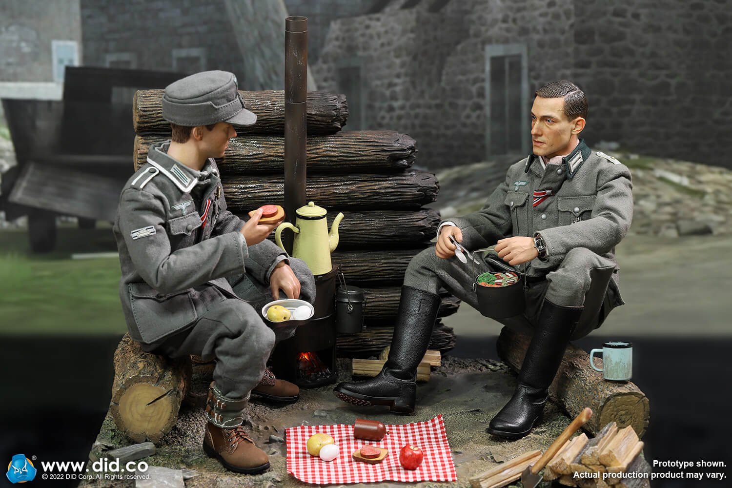 [สั่งจอง]DID 1/6 E60067 : WWII Stove Diorama Set