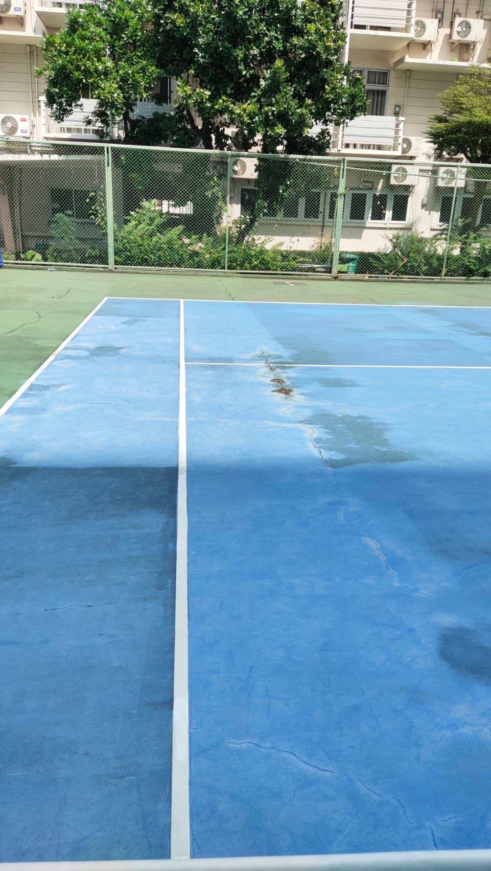 งานซ่อมแซมสนามเทนนิส รพ.ศิริราช