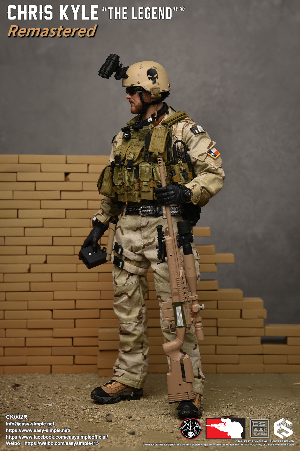 [สั่งจอง] BlackOpsToys X Easy&Simple 1/6 : Chris Kyle "The Legend" Remastered