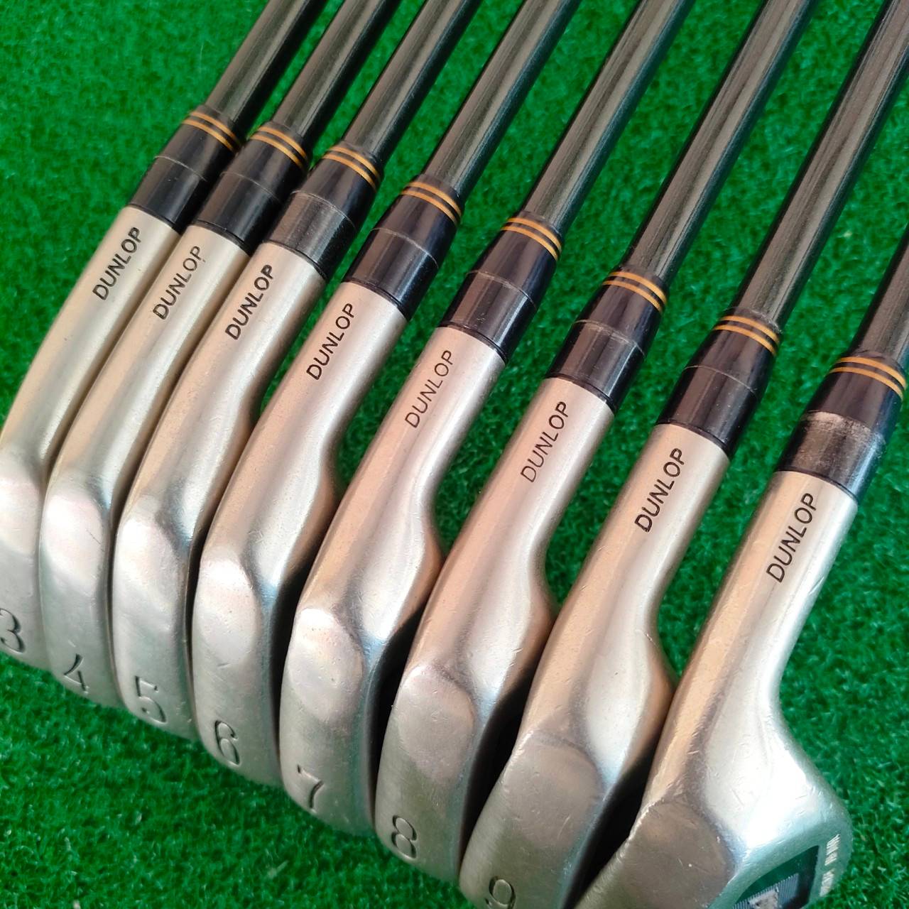 ชุดเหล็ก DUNLOP NEWBREED GRAVITY FLOW PRO MODEL มีเหล็ก 3-9 เเละ PW ก้าน TOYR BLACK FLEX S MADE IN JAPAN