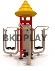 เครื่องออกกำลังกาย กลางแจ้ง ชุดเดิน ลมอากาศ 3 คน ลานกีฬา อเนกประสงค์ สนามกีฬา