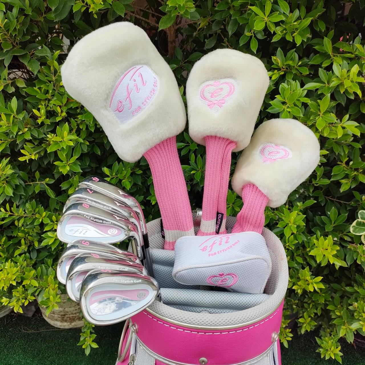 ไม้กอล์ฟสำหรับผู้หญิง สุดพรีเมี่ยมจากญี่ปุ่น FULLSET MIZUNO EFIL LADY มือสอง ของแท้ BY NakaraLuxurious