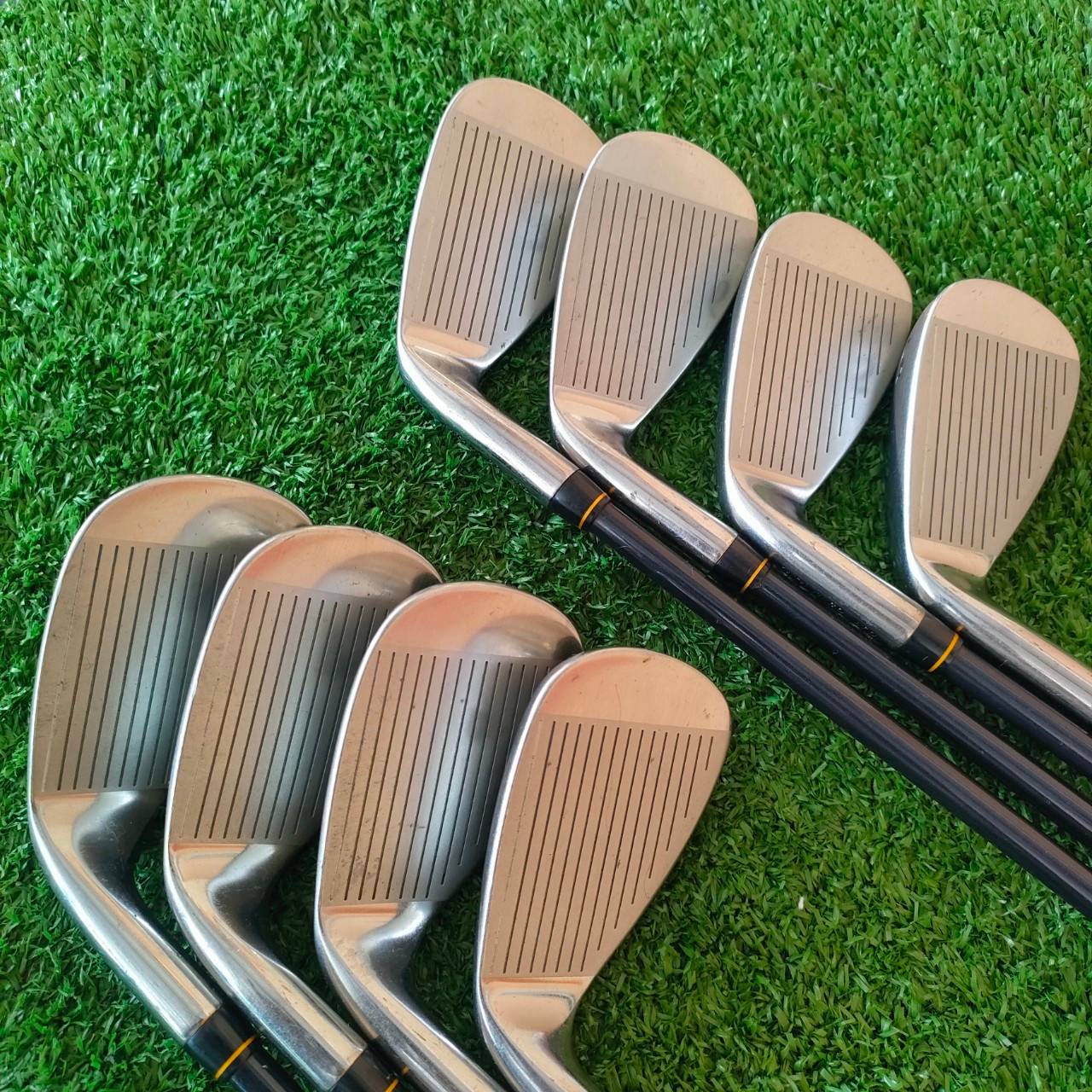 ชุดเหล็ก KATANA SWORD SL-550 มีเหล็ก 5-9 เเละ PW AW SW ก้าน SWORD BLUE LIGHT FLEX R เหล็กพรีเมี่ยมญี่ปุ่นที่ตีง่าย + ไกล ไม้กอล์ฟมือสอง ของแท้ BY NakaraLuxurious