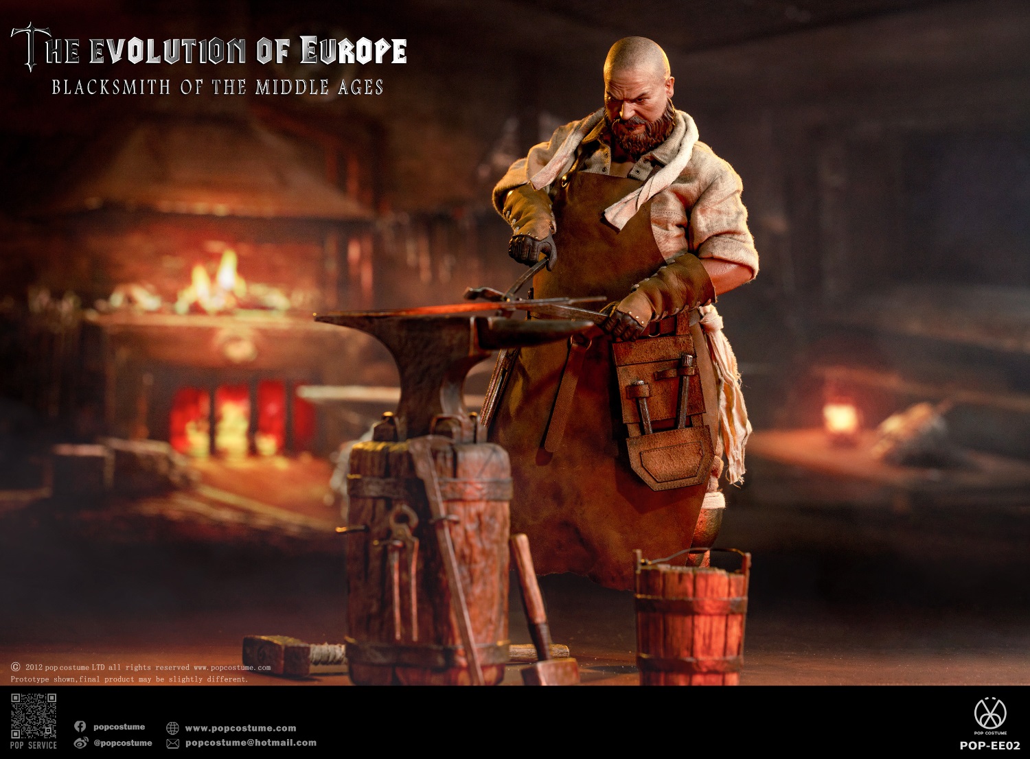 [สั่งจอง] POP COSTUME POP-EE02 1/6 : The Evolution of Europe Blacksmith