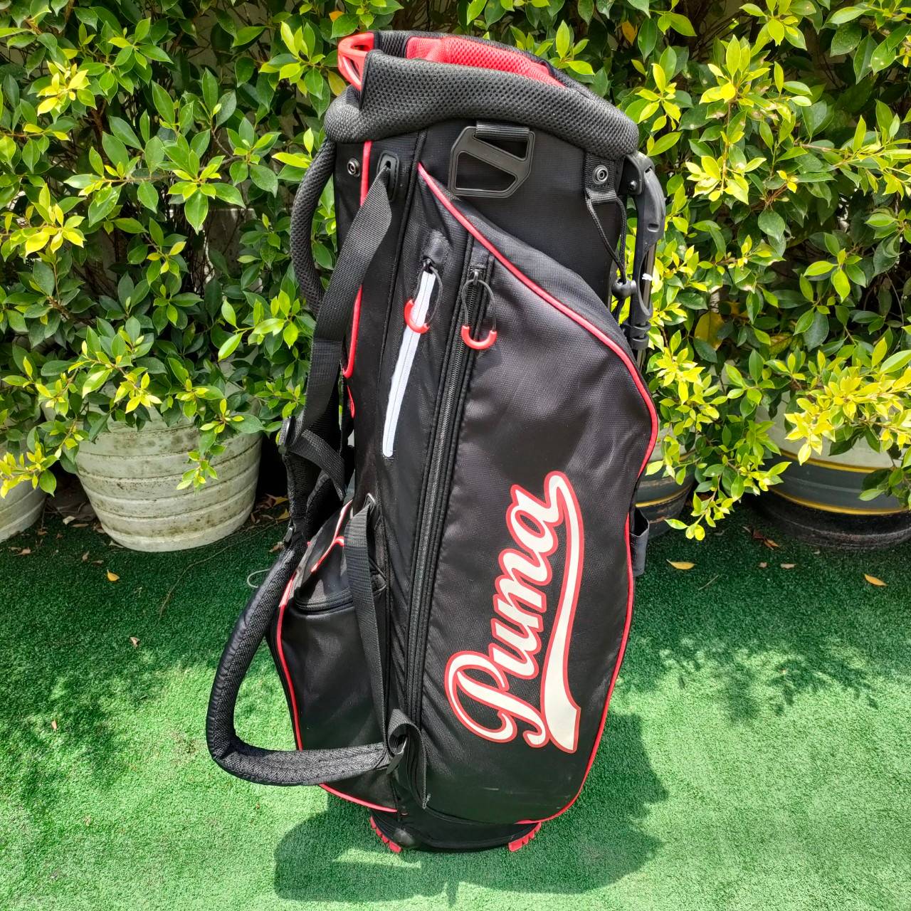 ถุงกอล์ฟ PUMA ขาตั้งมือสอง ถุงของแท้จากศูนย์ สภาพสวย สายสะพายครบ น้ำหนักเบามาก