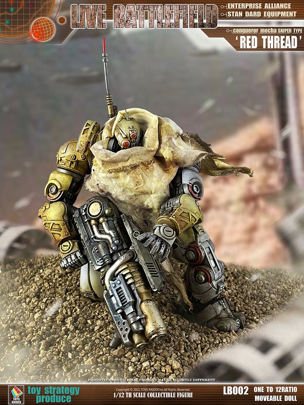 [สั่งจอง]TOYS RAIDER 1/12 : LIVE BATTLEFIELD - Conqueror Mech