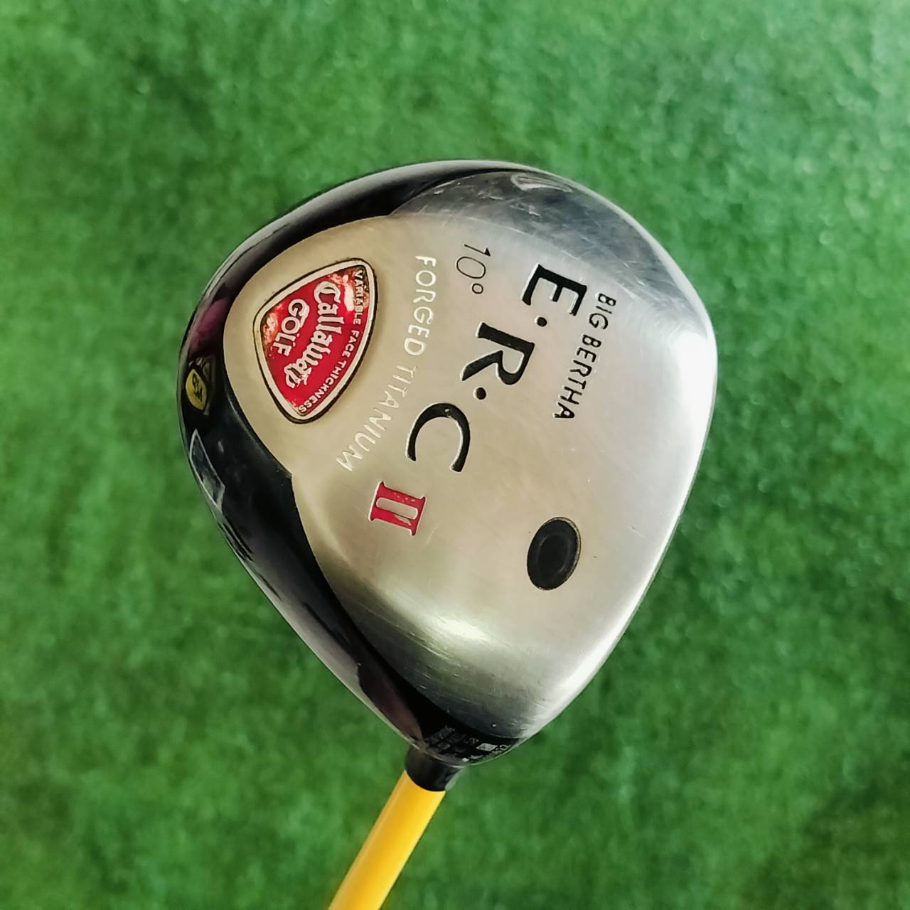 Driver Callaway E.R.C.II FORGED TITANIUM มันส์มาก!!! หน้าเด้ง ถ้าเข้าจุดคือไกลจัดๆ ไม้กอล์ฟพรีเมี่ยมมือสอง ของแท้ By NakaraLuxurious