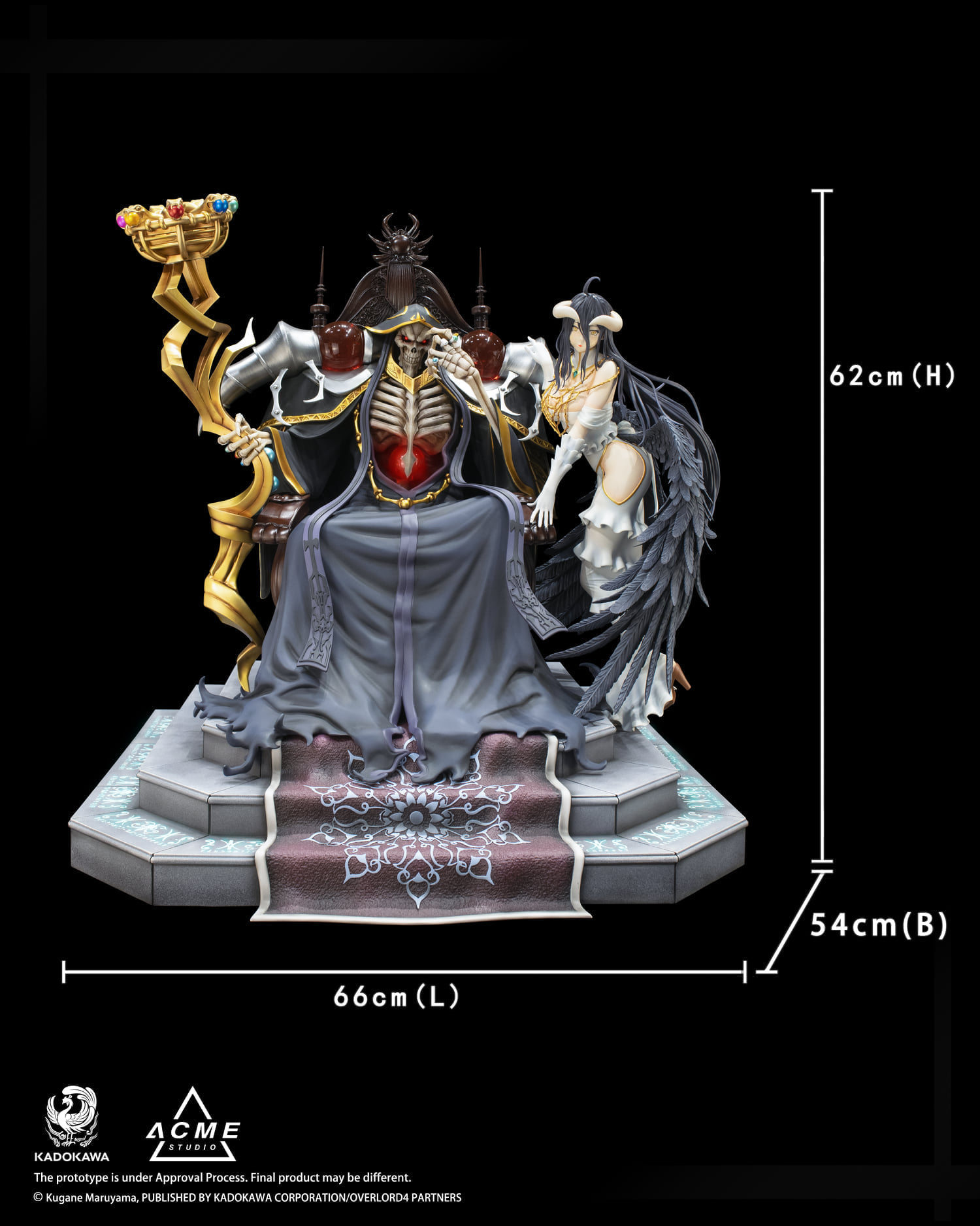 [สั่งจอง]Kadokawa x ACME 1/4 : Ainz Ooal Gown & Arubedo with Special Parts