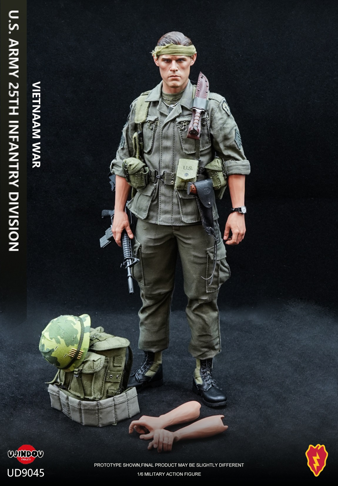 [พร้อมส่ง]UJINDOU UD9045 1/6 : U.S. ARMY 25TH INFANTRY DIVISION-VIETNAM WAR