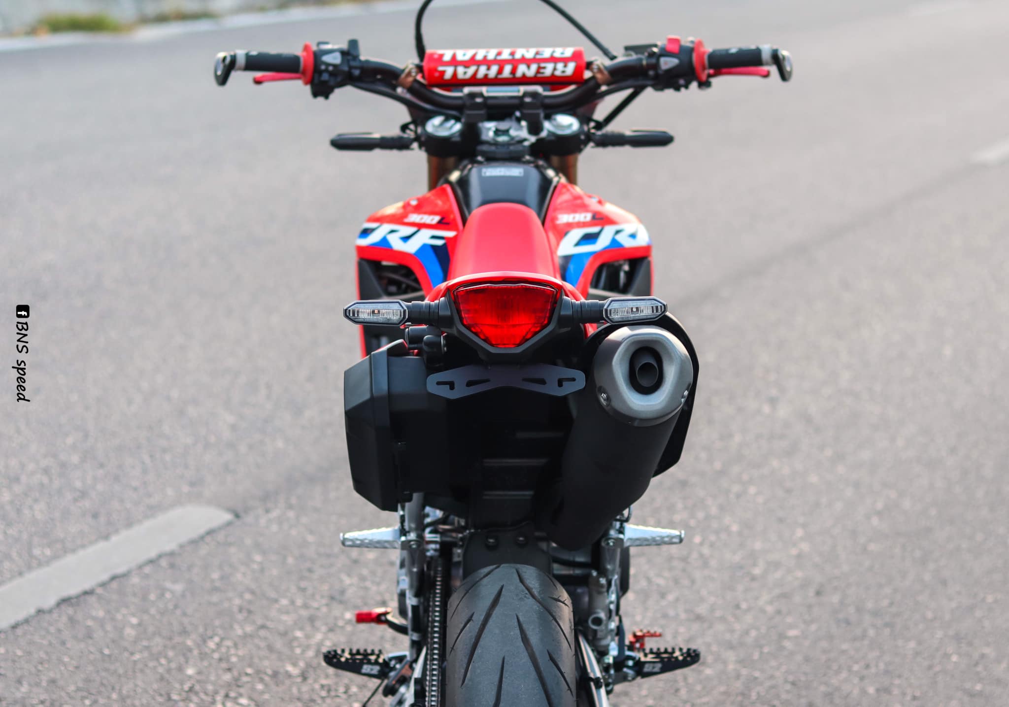 ท้ายสั้น Super Zero CRF300L/Rally ใส่ป้ายทะเบียน