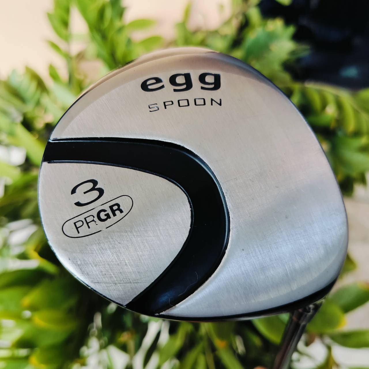 FW3 PRGR EGG SPOON สุดพรีเมี่ยมญี่ปุ่น วัสดุดีมากๆ กระดองดีไซน์แบบพิเศษ ก้าน M-37 ตีลอยง่ายและไกลมากๆ ไม้กอล์ฟพรีเมี่ยมมือสอง ของแท้ By NakaraLuxurious