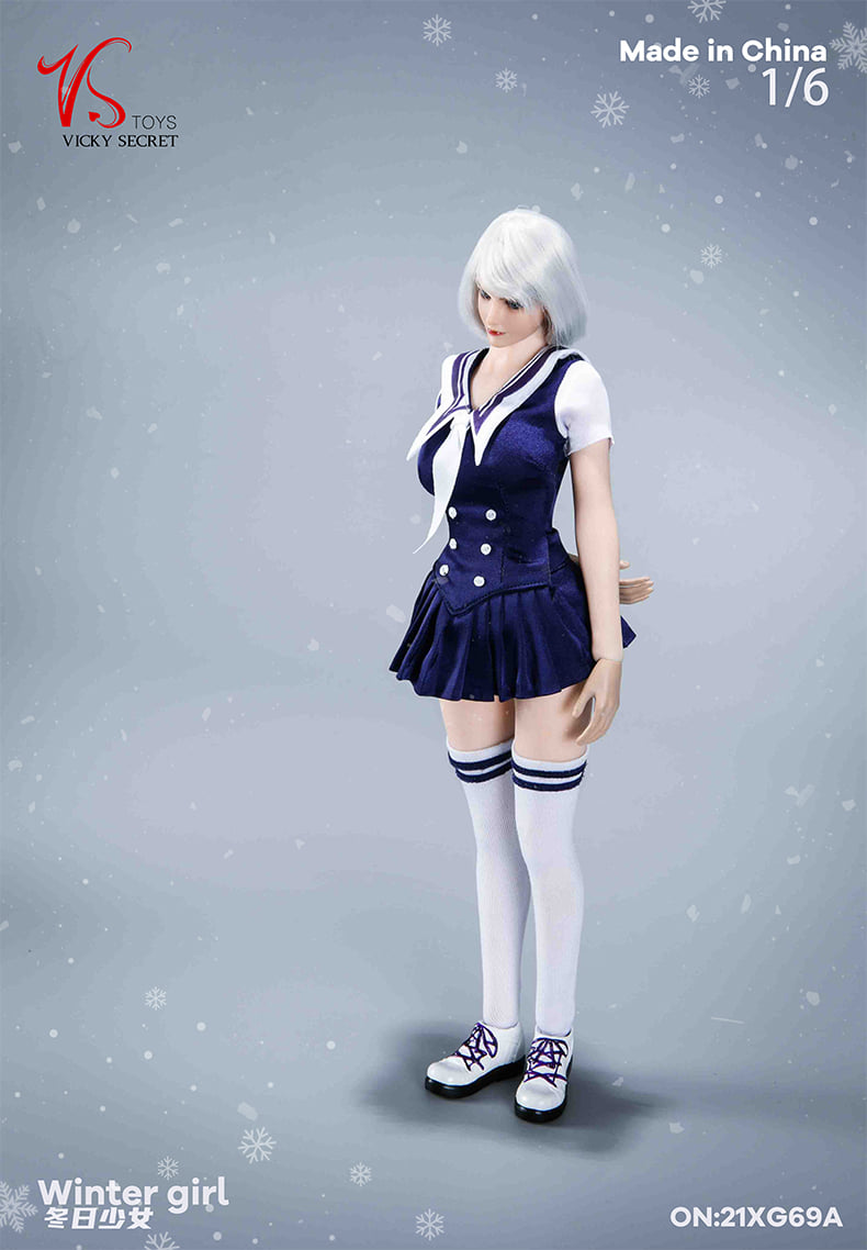 [สั่งจอง]VSTOYS 21XG69 1/6 : Winter girl Headsculpt+ JK Suit (Without Plastic Body)