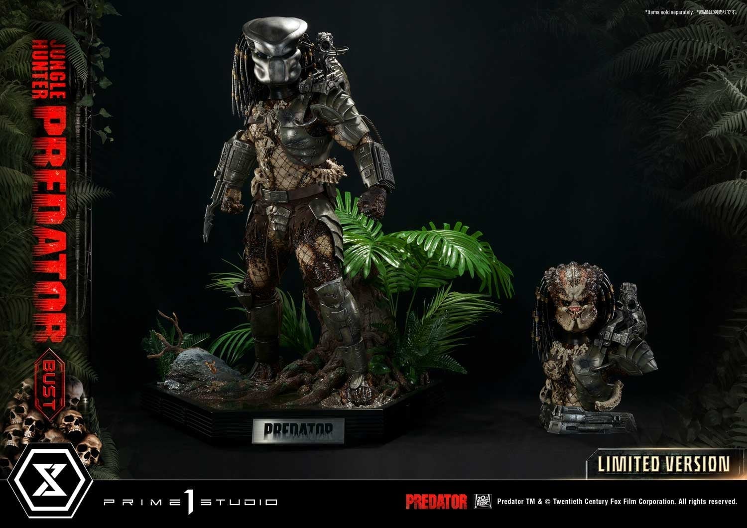 [สั่งจอง]Prime 1 Studio 1/3 : Jungle Hunter Predator Bust (Predator 1987)