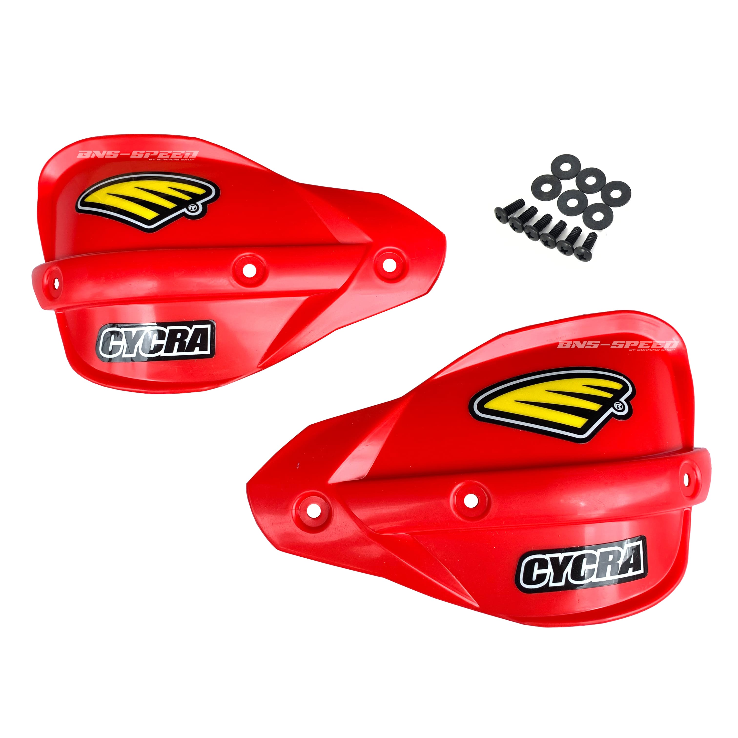 ใบการ์ดแฮนด์ Cycra Enduro สีแดง