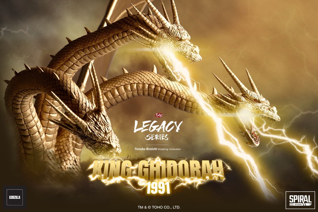 [สั่งจอง]Spiral Studio The Legacy Seres : Tanaka Kenichi - King Ghidorah (Godzilla VS King Ghidorah 1991)