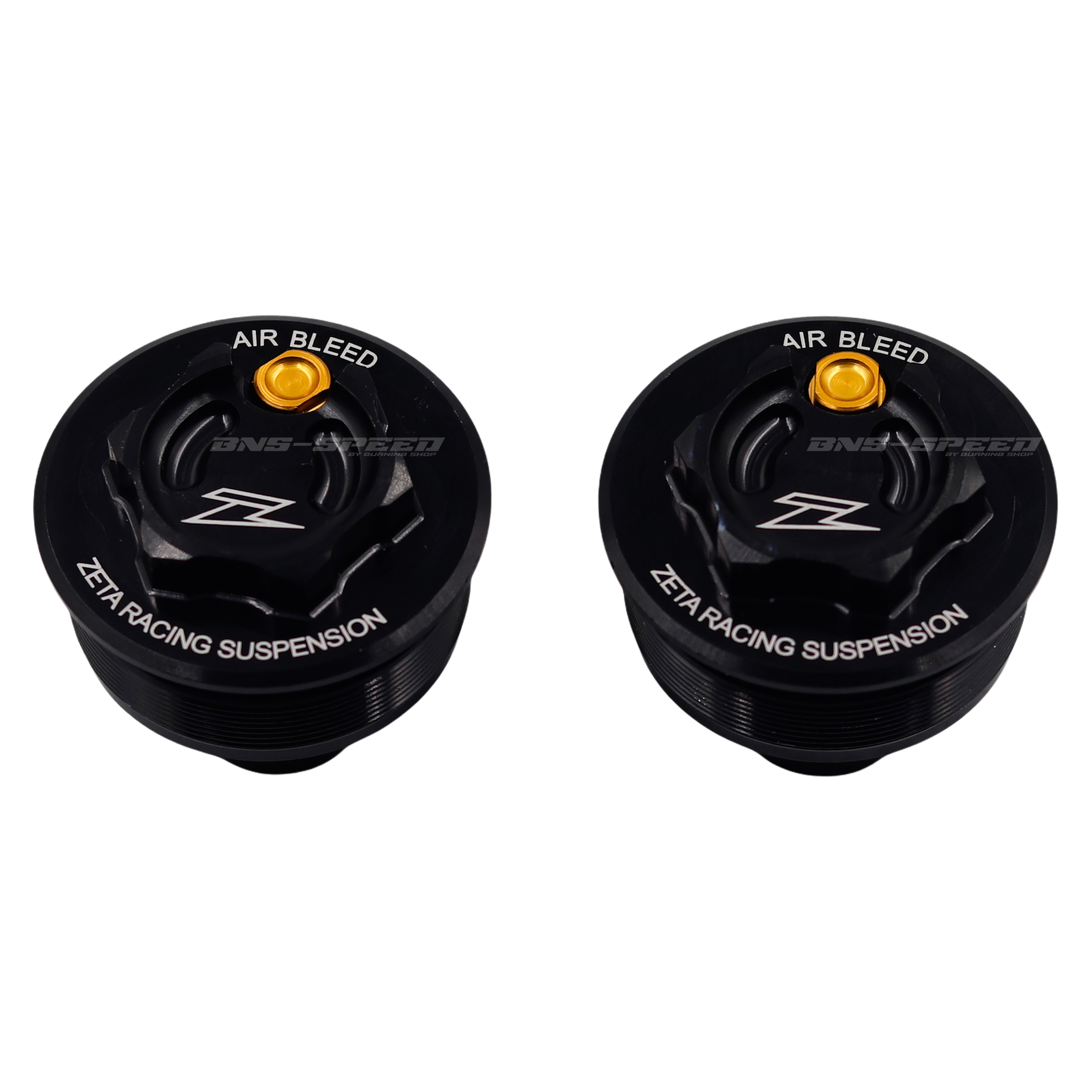 หัวโช้ค Zeta Front Fork Top Cap Black - KLX250, KLX300, D-TRACKER250, XR250 03-07