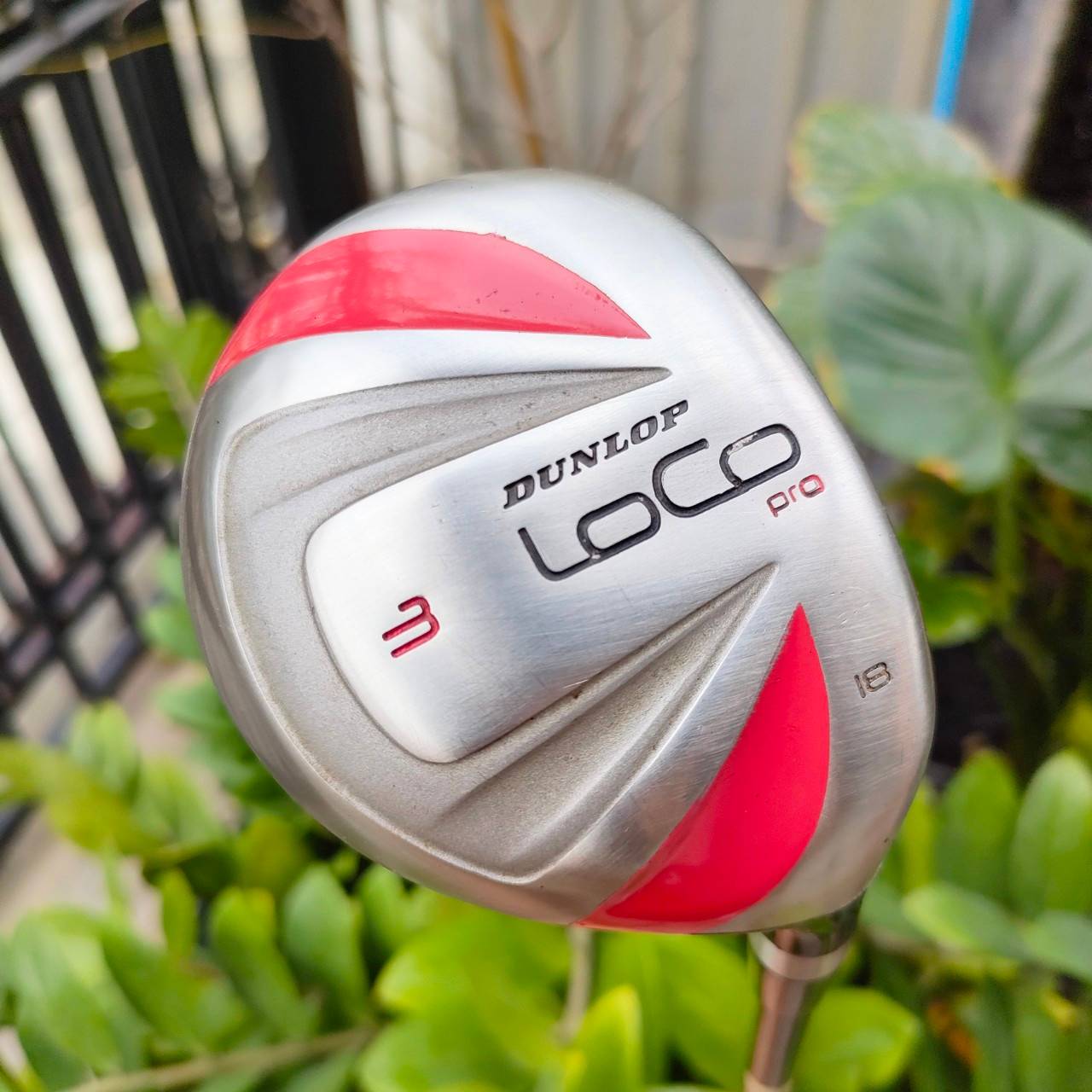 HYBRID DUNLOP LOCO PRO องศา 18 ก้าน PROLAUNCH RED FLEX R สภาพสวยเดิมๆ ตีง่าย แม่นยำในระยะไกล แบรนด์ DUNLOP คุณภาพดีมาก ไม้กอล์ฟมือสอง ของแท้ BY NakaraLuxurious
