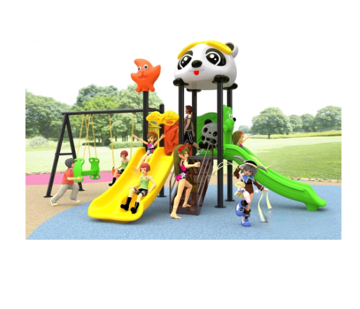 เครื่องเล่นสนามกลางแจ้ง ในร่ม, ชุดแพนด้ามหาสนุก กระดานลื่น, ของเล่น,ครุภัณฑ์สนามเด็กเล่น, สพฐ,โครงการโรงเรียนประชารัฐ playground,สไลเดอร์,ของเล่นเสริมพัฒนาการ,เครื่องเล่นสนาม, สนามเด็กเล่น