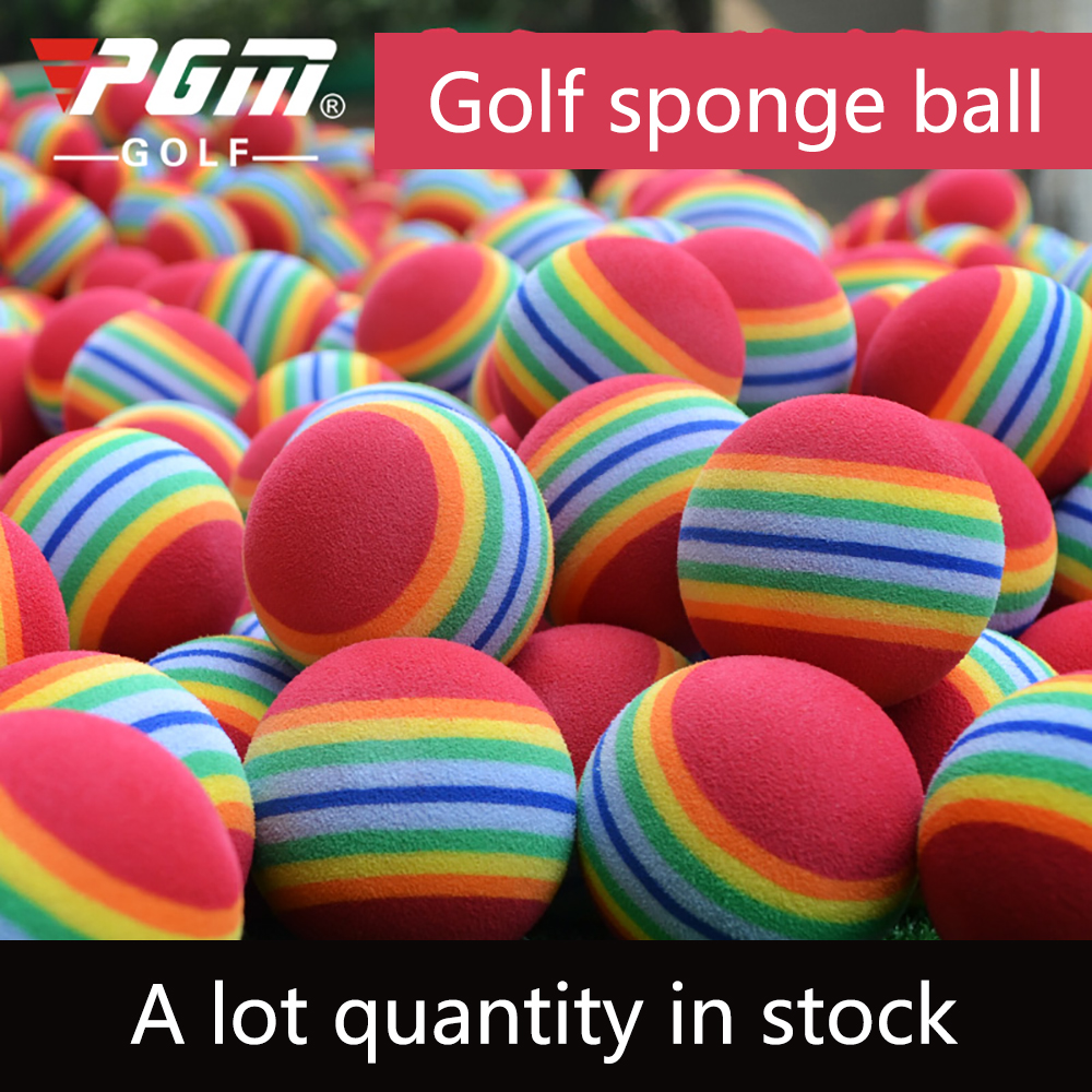 12 FOAM GOLF BALLS ลูกกอล์ฟโฟม สำหรับฝึกหัดตีกอล์ฟ PGM Q007 ( 1 แพค บรรจุ 12 ลูก )