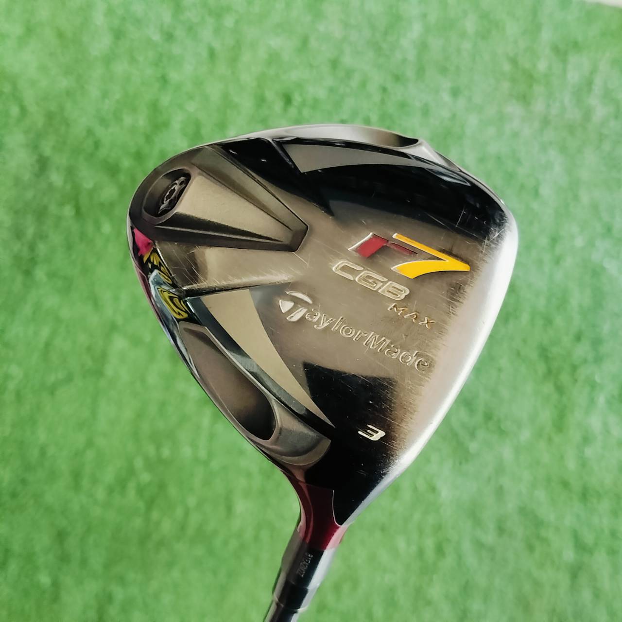 FW3 TAYLORMADE R7 CGB MAX องศา 15 มีหมุด สามหมุด ปรับให้ตรงได้ ก้าน TAYLORMADE RE*AX FLEX R ไม้กอล์ฟพรีเมี่ยมมือสอง ของแท้ By NakaraLuxurious