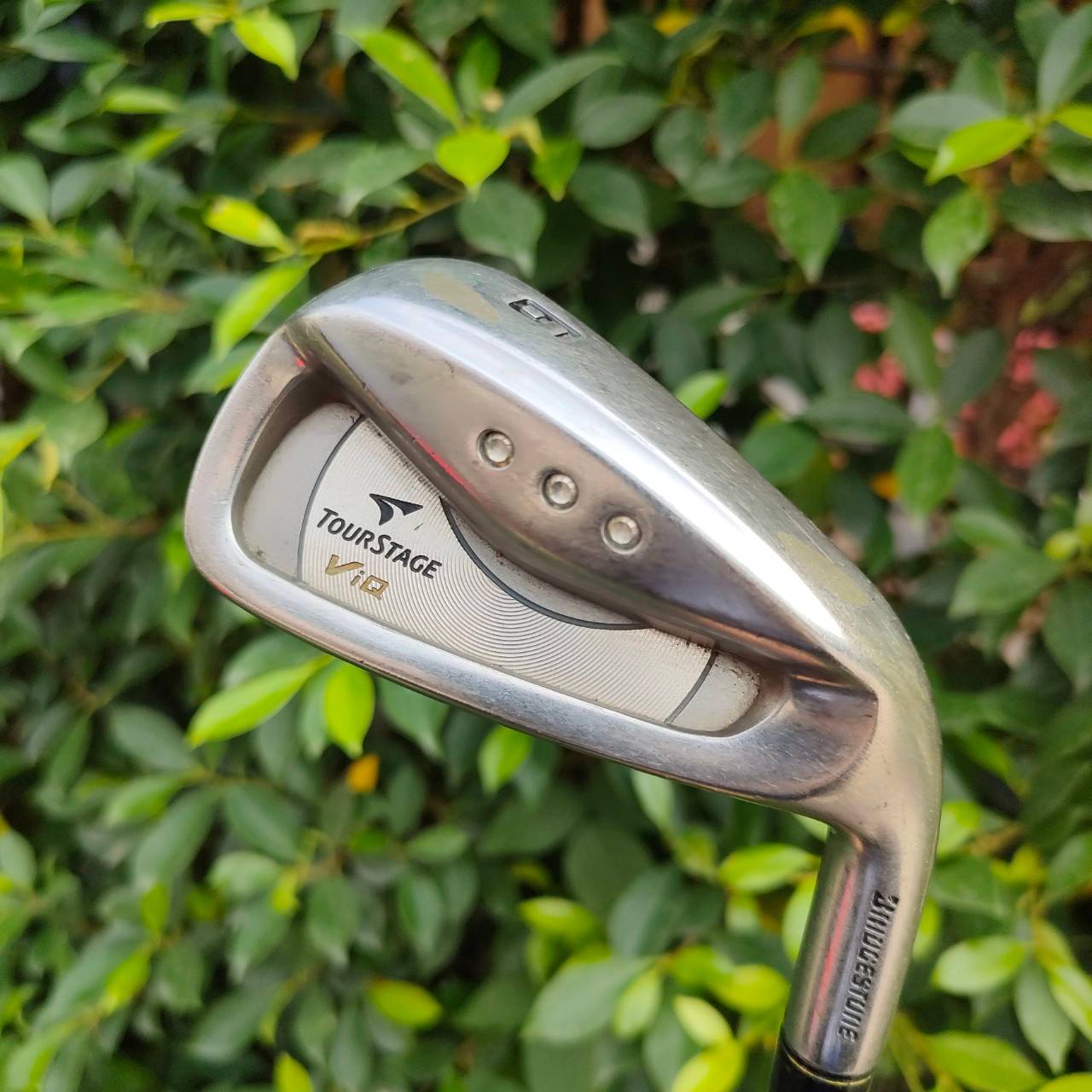 ชุดเหล็ก BRIDGESTONE TOURSTAGE VIQ มีเหล็ก 6-9 เเละ PW ก้าน TSI-50 FLEX R ชุดเหล็กหน้าเด้ง ญี่ปุ่น ที่หน้าไม้มีแผ่นพิเศษ อีกหนึ่งแผ่น ช่วยให้ตีไกล และสปินคมจัด ตีง่ายมากๆ ไกลกว่าปกติ 1 เบอร์