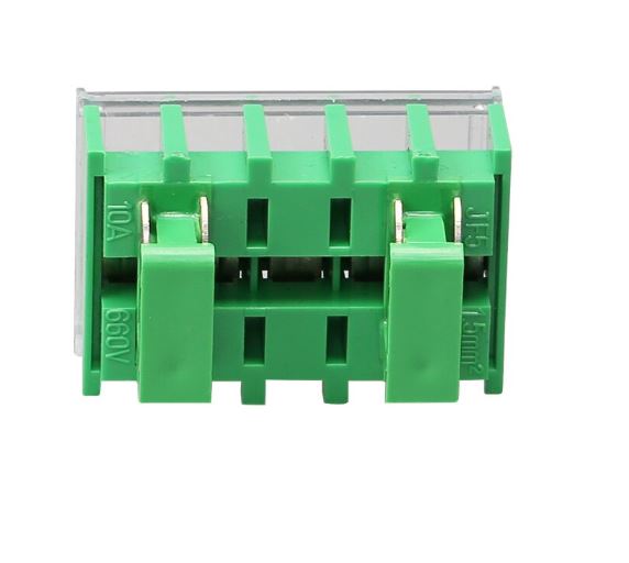 เทอร์มินอลบล็อค กันไฟ 5 ช่อง JF5-1.5/5 Closed combination flame retardant 10A/5P terminal row copper